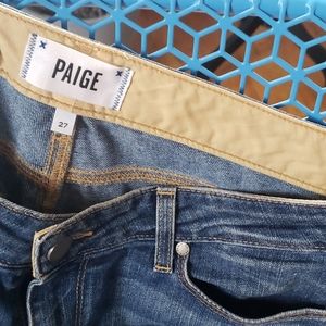 👖💚Paige jimmy jimmy crop- size 27